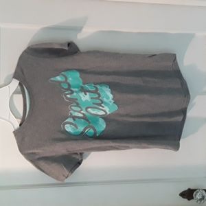 Brand New XERSION Girls Size XL (16) Cotton Grey STAND OUT T-Shirt